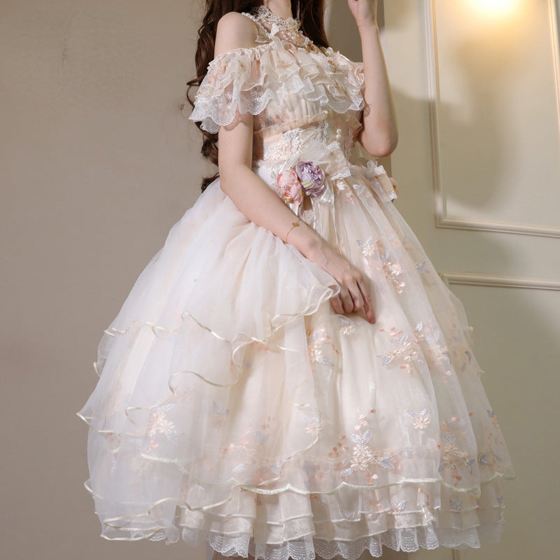 Lolita Princess Dress Flower God Flora Lolita Skirt Flower Wedding Birthday Adult Dress Tutu Skirt