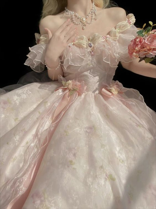 Lolita Princess Dress Flower God Flora Lolita Skirt Flower Wedding Birthday Adult Dress Tutu Skirt