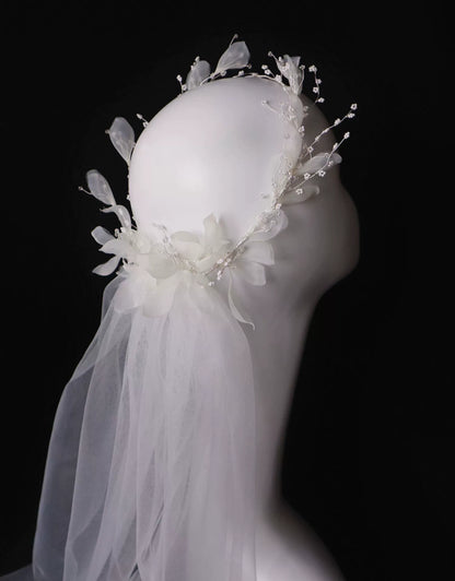 Wreath Veil Bride Wedding Dress Dress Accessories Headpiece