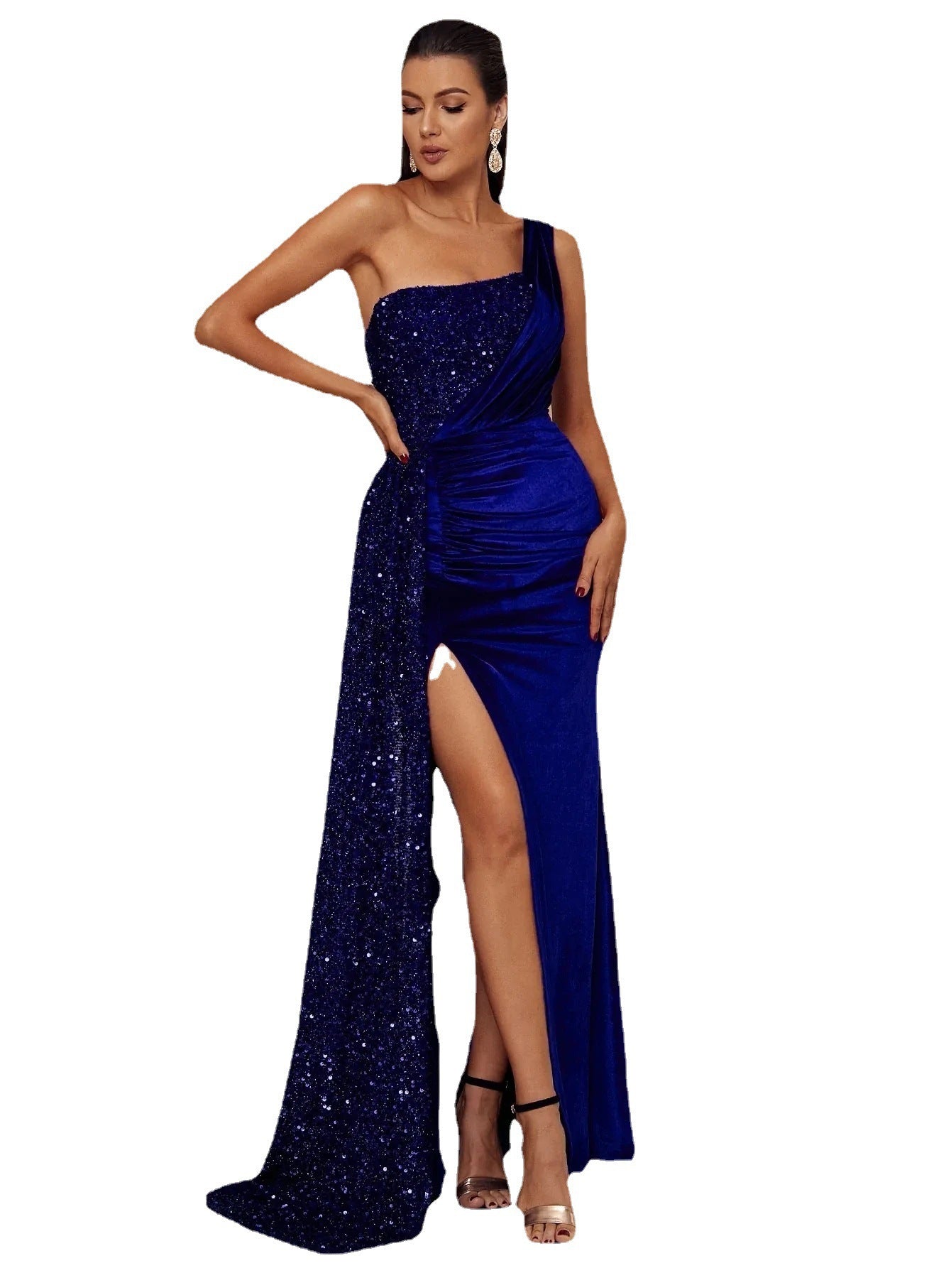 Sequin Maxi Dresses Party Evening Dress Prom Formal Dress