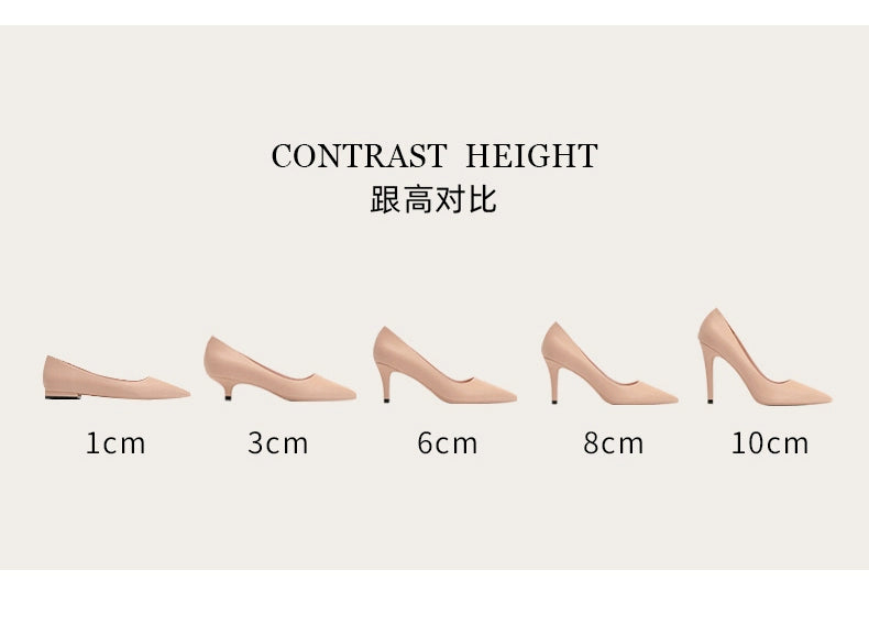 Silver Color French Style Stiletto High Heels Shallow Mouth Small Size Women Shoes Customizable